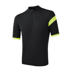 Sensor Cyklo Coolmax Classic True Black pánsky cyklistický dres