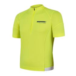 Sensor Coolmax Entry Neon Yellow pánský cyklistický dres Sensor Coolmax Entry Neon Yellow pánský cyklistický dres