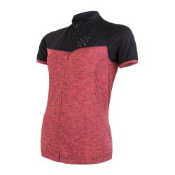 Sensor Cyklo Motion Růžová/černá dámský cyklistický dres Sensor Cyklo Motion Růžová/černá dámský cyklistický dres