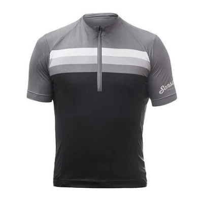 Sensor Cyklo Tour Black Stripes pánský cyklistický dres POUZE M (VÝPRODEJ)