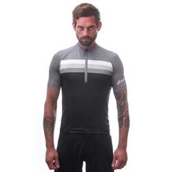Sensor Cyklo Tour Black Stripes pánský cyklistický dres POUZE M (VÝPRODEJ)