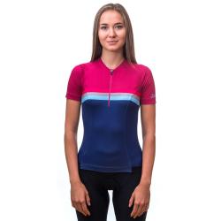 Sensor Cyklo Tour Lilla Stripes dámský cyklistický dres