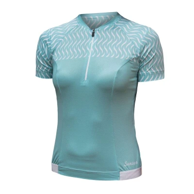 Sensor Cyklo Tour Mint Wave dámský cyklistický dres