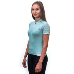 Sensor Cyklo Tour Mint Wave dámský cyklistický dres