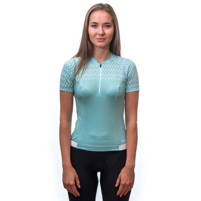 Sensor Cyklo Tour Mint Wave dámský cyklistický dres