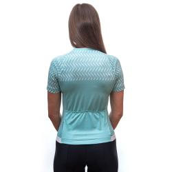 Sensor Cyklo Tour Mint Wave dámský cyklistický dres