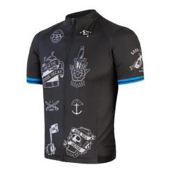 Sensor Cyklo Tour Black Tattoo pánsky cyklistický dres