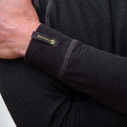 SENSOR Double Face pánské černé triko dl. rukáv