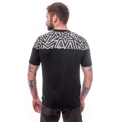 Sensor Helium Černá/stars pánský cyklistický dres