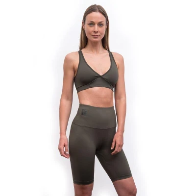 SENSOR Infinity Eco dámské šortky Olive Green