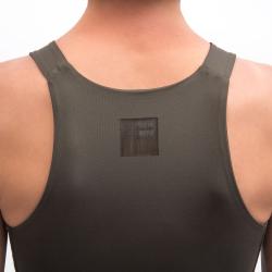 SENSOR Infinity Eco dámský crop top Olive Green