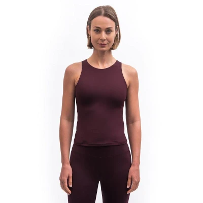 SENSOR Infinity Eco dámský crop top Port Red