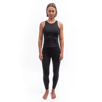 SENSOR Infinity Eco dámský crop top True Black