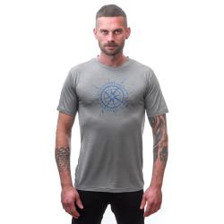 Sensor Merino Active Pt Compass šedá pánské funkční tričko