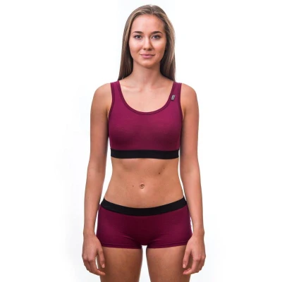 Sensor Merino Active Lilla dámské kalhotky s nohavičkou