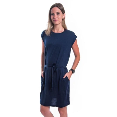 SENSOR Merino Active dámské šaty Deep Blue POUZE S (VÝPRODEJ)