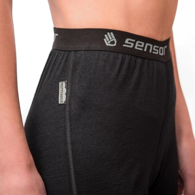 Sensor Merino Active dámské funkční spodky černé