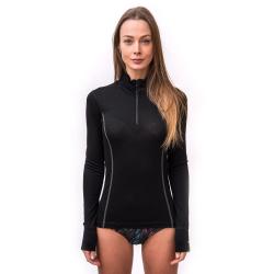 Sensor Merino Active Černá dámské funkční tričko