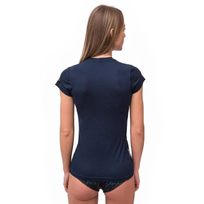 Sensor Merino Active Deep Blue dámské funkční tričko