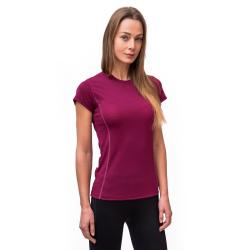 Sensor Merino Active lilla dámské triko krátký rukáv
