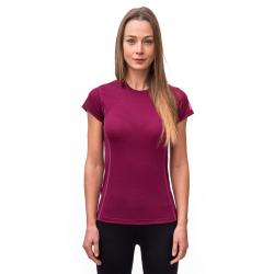Sensor Merino Active lilla dámské triko krátký rukáv