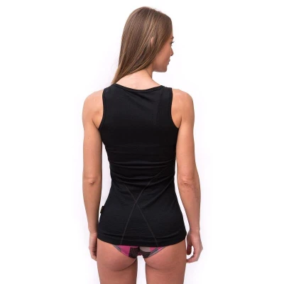 Sensor Merino Active černý dámský nátělník