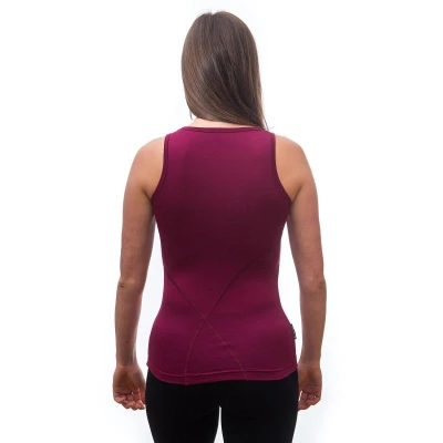 Sensor Merino Active lilla dámský nátělník