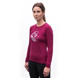 SENSOR Merino Active Fox dámské triko dl. rukáv Lilla