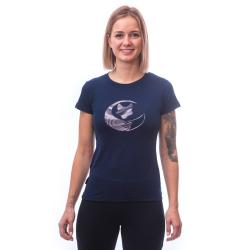 SENSOR Merino Active Fox dámské triko kr. rukáv Deep Blue