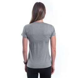 SENSOR Merino Active Fox dámské šedé triko kr. rukáv