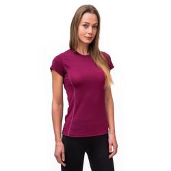 Sensor Merino Active lilla dámské triko krátký rukáv POUZE S (VÝPRODEJ)