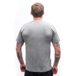 SENSOR Merino Active Mountains pánské šedé triko kr. rukáv