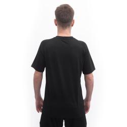 SENSOR Merino Active No Logo pánské černé triko kr. rukáv Raglan