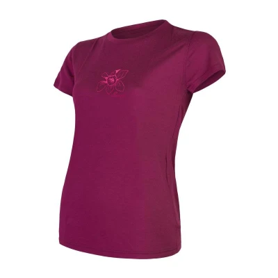 Sensor Merino Active Pt Orchid Lilla dámské funkční tričko