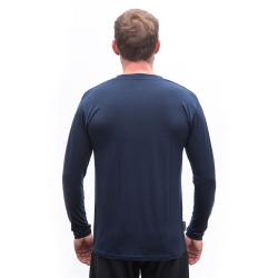 SENSOR Merino Active Outside pánské triko dl. rukáv Deep Blue