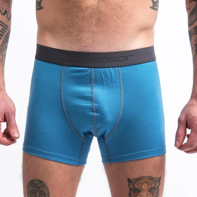 SENSOR Merino Active Pánské Trenky Modrá