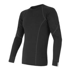 Sensor Merino Active Černá pánské funkční tričko