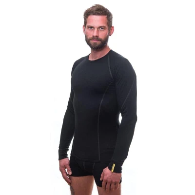Sensor Merino Active Černá pánské funkční tričko