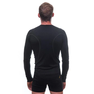 Sensor Merino Active Černá pánské funkční tričko