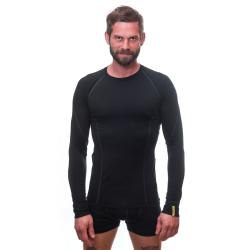 Sensor Merino Active Černá pánské funkční tričko