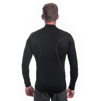 Sensor Merino Active Černá pánské funkční tričko