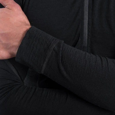 Sensor Merino Active Černá pánské funkční tričko