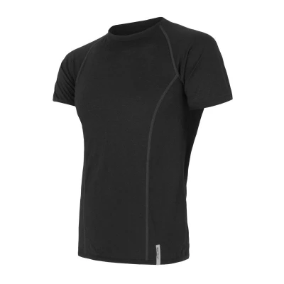 Sensor Merino Active Černá pánské funkční tričko Sensor Merino Active Černá pánské funkční tričko