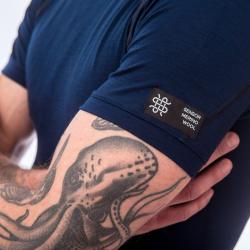 Sensor Merino Active Deep Blue pánské funkční triko