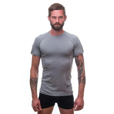 Sensor Merino Active Sv.šedá pánské funkční tričko