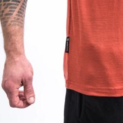 SENSOR Merino Active Sunrise pánské triko kr.rukáv Terracotta