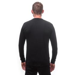 SENSOR Merino Active Van Life pánské černé triko dl.rukáv