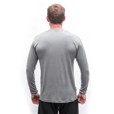 SENSOR Merino Active Van Life pánské šedé triko dl.rukáv