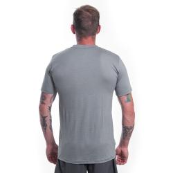 SENSOR Merino Active Van Life pánské šedé triko kr.rukáv