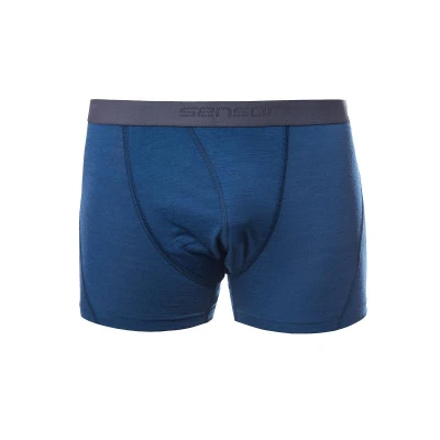 Sensor Merino Air 3-pack pánské trenky Černá/tm.modrá/olive